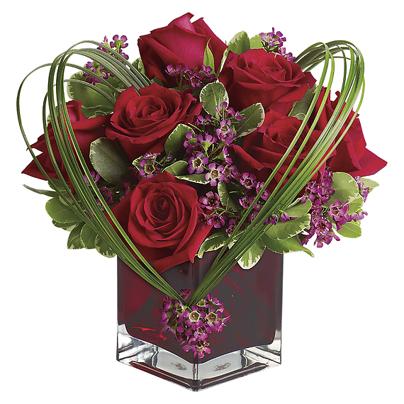 Sweet Thoughts Bouquet with Red Roses