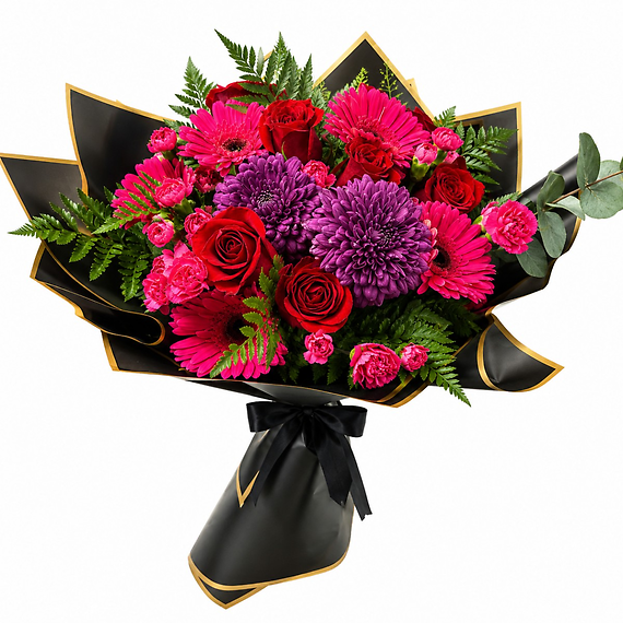 Midnight Romance Hand-Tied Bouquet